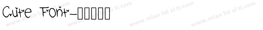 Cute Font字体转换